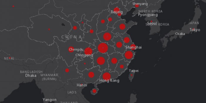 Coronavirus : les pays contaminÃ©s en temps rÃ©el [Carte]