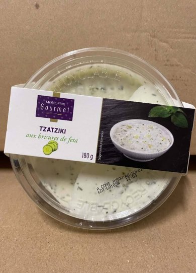 Oxyde dâéthylène : rappel de tzatzÃkis dans les supermarchés