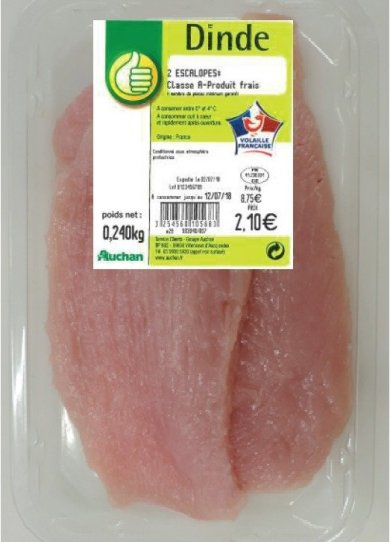 Auchan, Aldi et Lidl : des escalopes de dinde rappelées pour présence dâobjet étranger