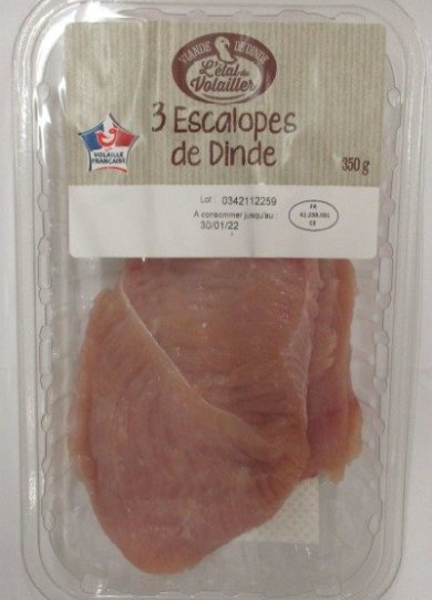 Auchan, Aldi et Lidl : des escalopes de dinde rappelées pour présence dâobjet étranger