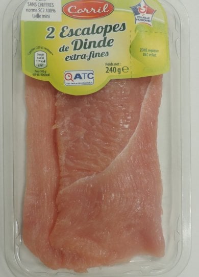Auchan, Aldi et Lidl : des escalopes de dinde rappelées pour présence dâobjet étranger