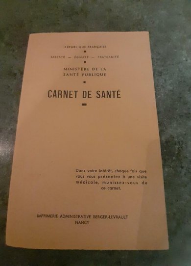 L'Ã©volution du carnet de santÃ© qui marque les changements de la sociÃ©tÃ©