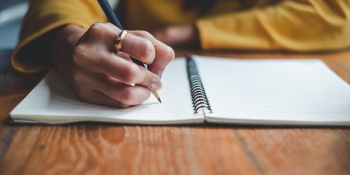 Une écriture plus petite