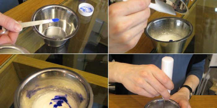 Ajoutez le colorant