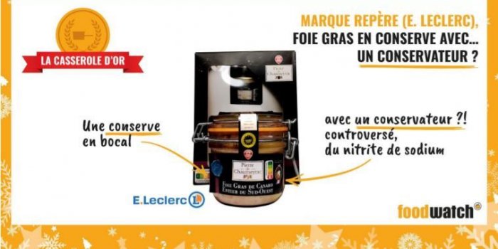 SupermarchÃ© : plusieurs produits de fÃªte Ã©pinglÃ©s par Foodwatch 