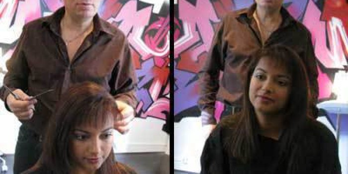 Sabrina et sa nouvelle coupe