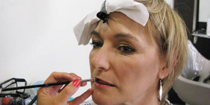 Une bouche glossy
