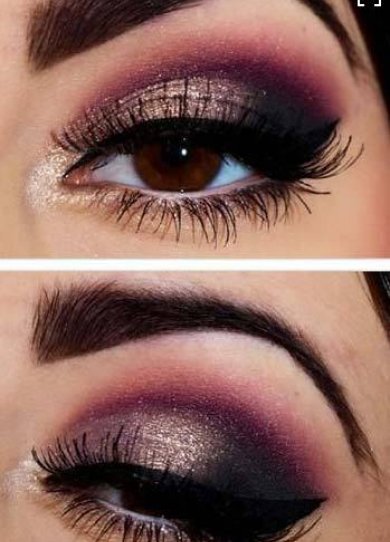 Nouvel An : 20 idÃ©es brillantes de maquillage pour les yeux 