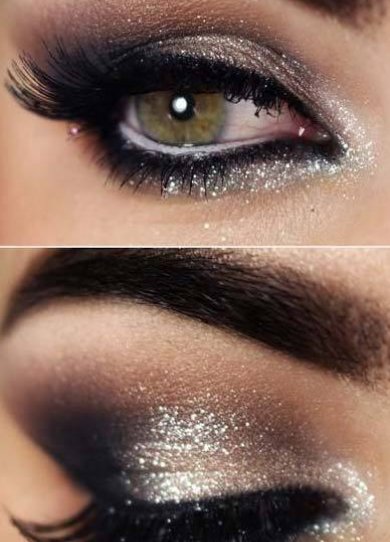 Nouvel An : 20 idÃ©es brillantes de maquillage pour les yeux 