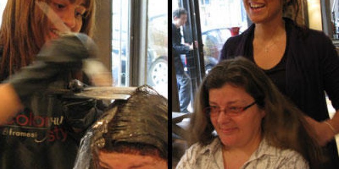 Le salon de coiffure A l"étage