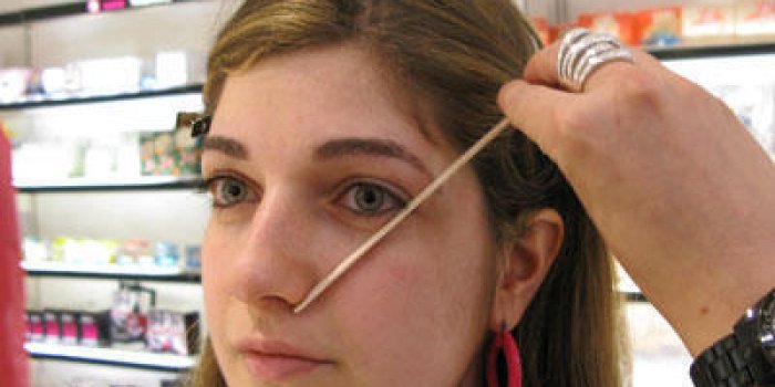 Déterminer la courbe des sourcils