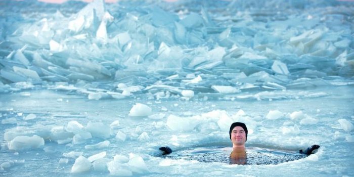 Un bon bain glacé