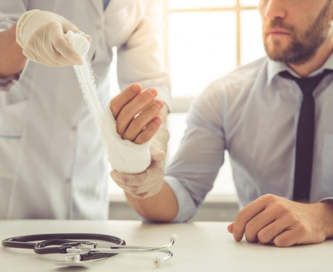 Les differents types de fracture du poignet