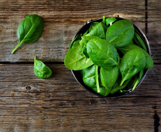 Epinard : un aliment riche en potassium et en calcium