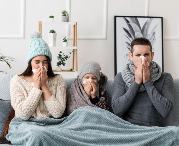Grippe : 5 conseils pour soulager les symptomes a la maison
