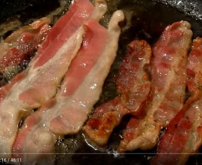 Regarder cette video de bacon va vous aider a vous endormir plus vite
