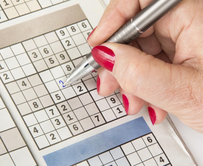 Les mots croises et le sudoku aident le cerveau a mieux fonctionner, plus longtemps