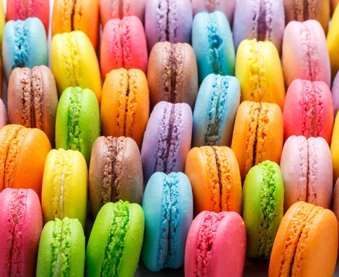Macarons : mefiez-vous s’ils sont tres colores !