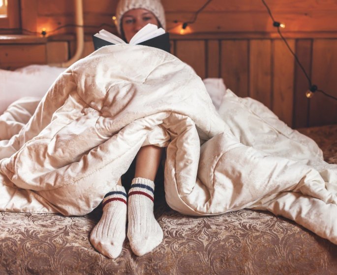 Draps, couette : quelle matiere pour avoir bien chaud l-hiver ? 