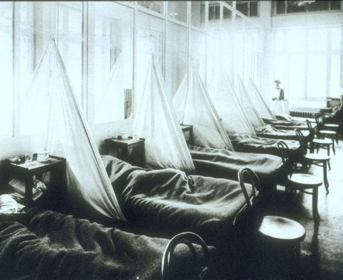 Grippe espagnole de 1918 surnommee la "grande tueuse" : la premiere pandemie mondiale 