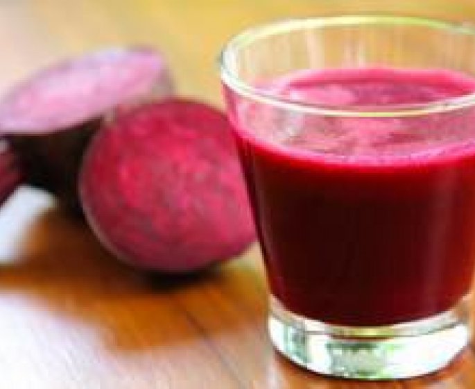 1 verre de jus de betterave suffit a faire baisser la tension !