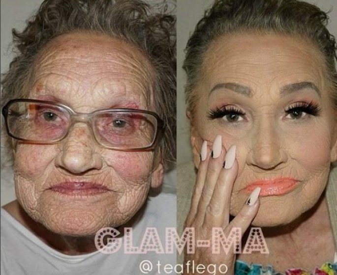 Une technique de maquillage a fait gagner 10 ans a cette femme de 80 ans