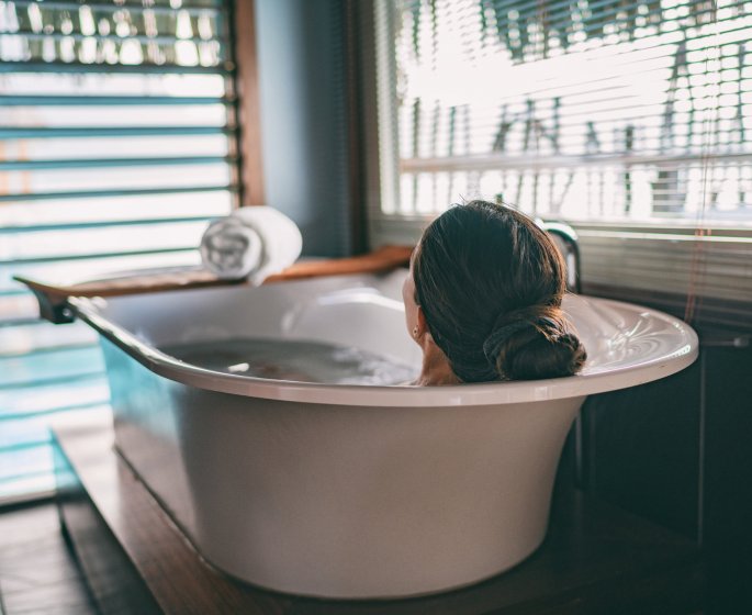 Un bain au CBD pour faire face au stress !