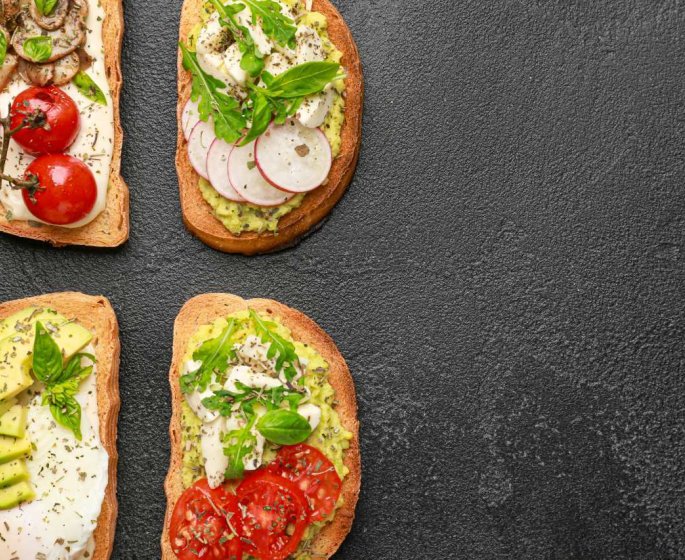 Regime hypocalorique : 4 recettes de tartines a savourer sans culpabiliser