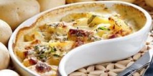 Gratin poulet et pommes de terre