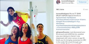Atteinte d-un cancer, elle transforme ses seances de chimio en hilarantes seances photos