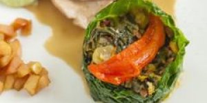 Feuilles de blettes farcies a la viande