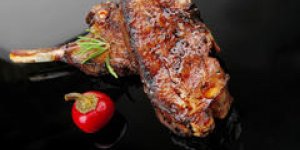Cotelettes de veau flambees au cognac