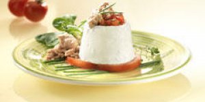 Faisselle a la tomate et au thon
