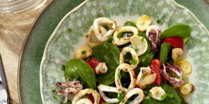 Salade de calamars et piquillos
