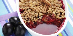 Crumble aux prunes