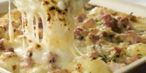 Tartiflette au saumon fume