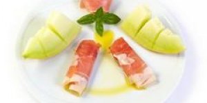 Melon au jambon