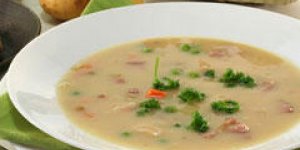 Soupe de legumes d-hiver et bacon