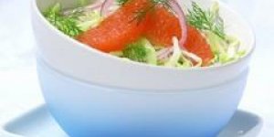 Salade de pamplemousse rose