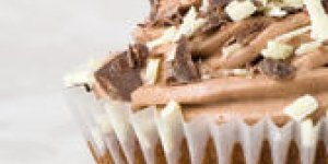 Cupcake au chocolat et aux noisettes