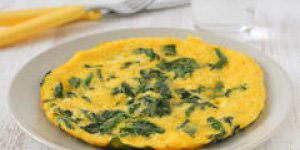 Omelette aux epinards