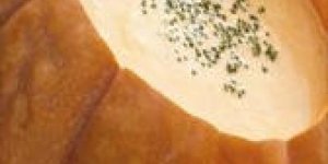 Soupe de potiron au gingembre et au haddock fume