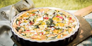 Tarte au poivron et a la feta