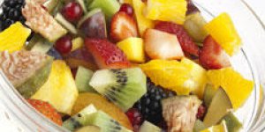 Salade de fruits au curacao