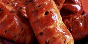 Pain viennois aux pepites de chocolat