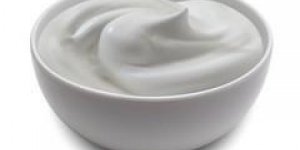 Fromage blanc et granite citron