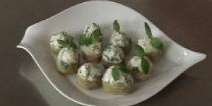 Petits artichauts a la mozzarella
