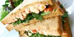 Club-sandwich a la queue de langouste