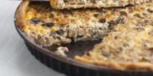 Quiche thon et echalotes