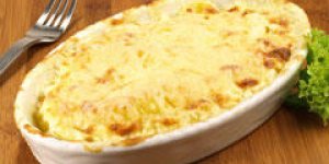 Gratin de courgettes aux ravioles de Romans